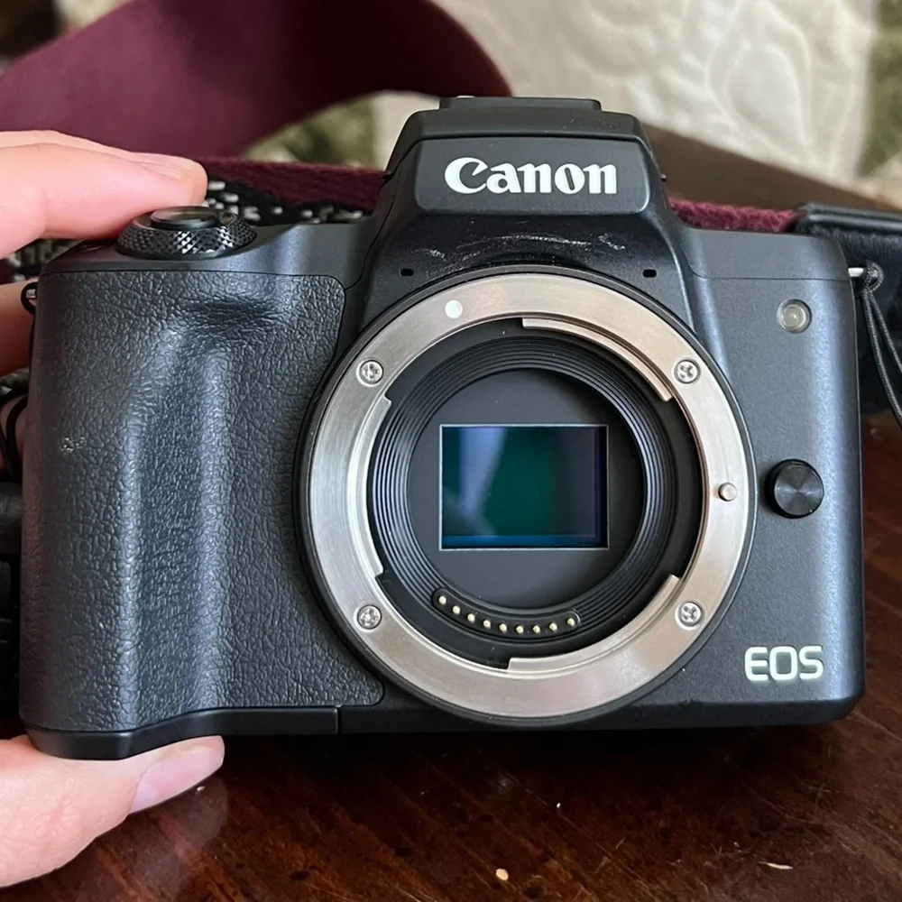 Perfect Condition. Originally $1020 -Canon EOS Black Digital Camera M50